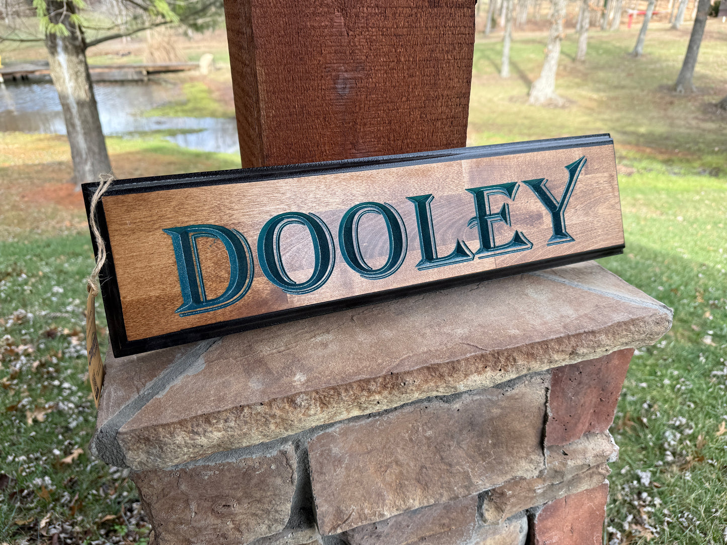 Custom name sign
