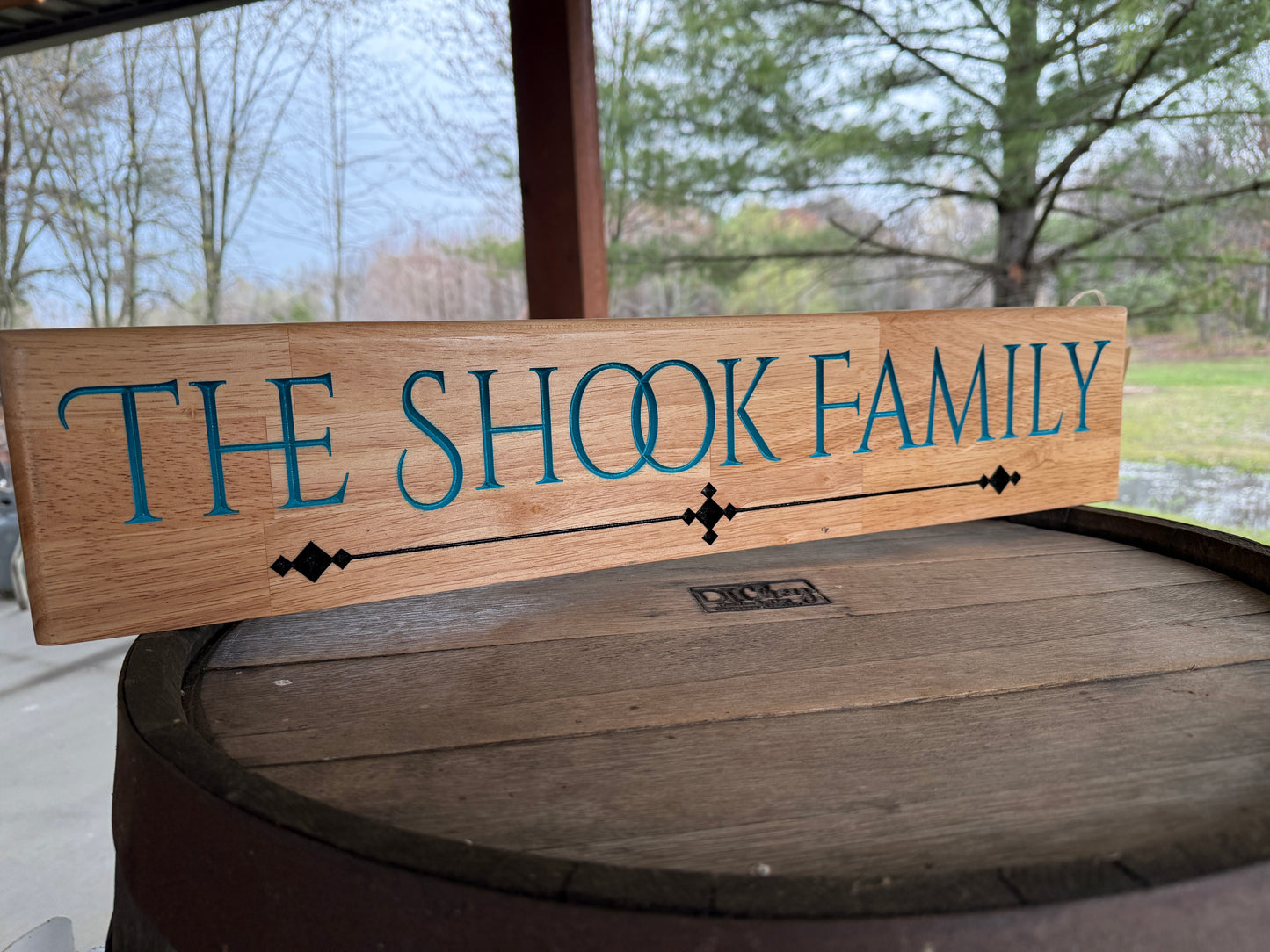 Custom name sign