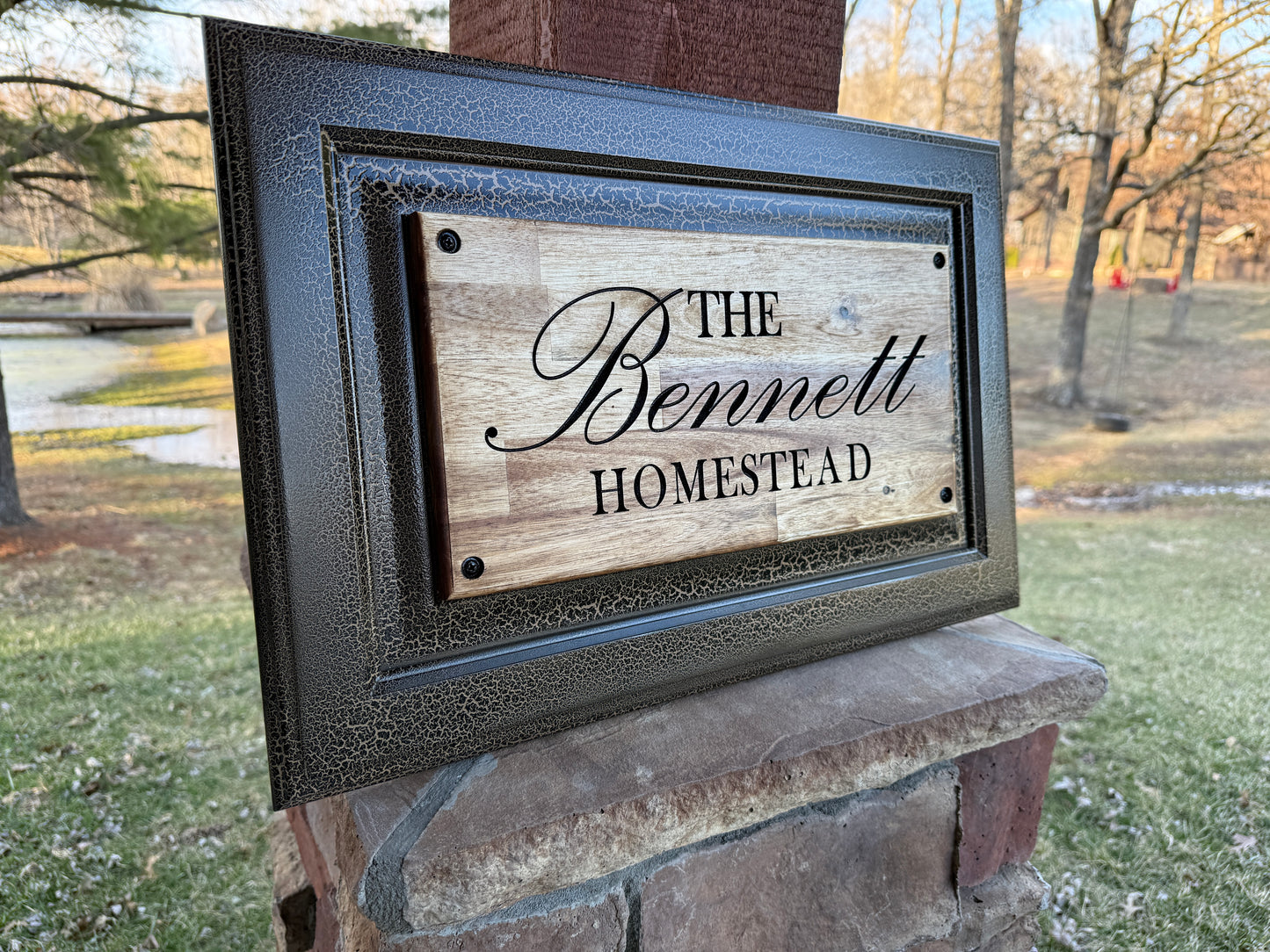 Custom name sign