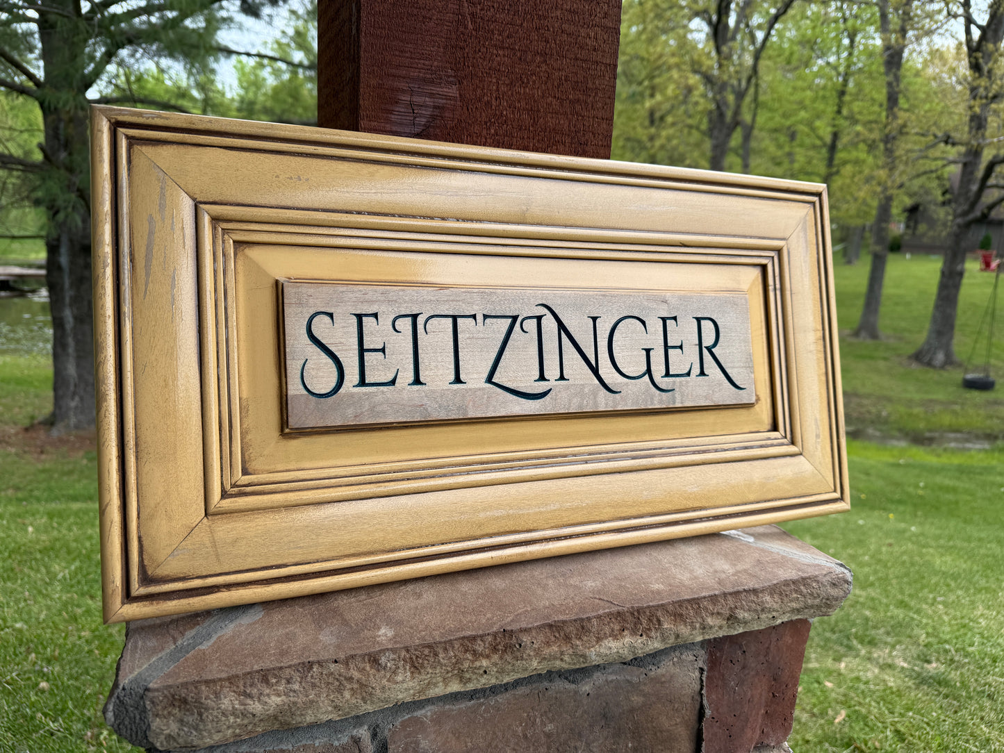 Custom name sign