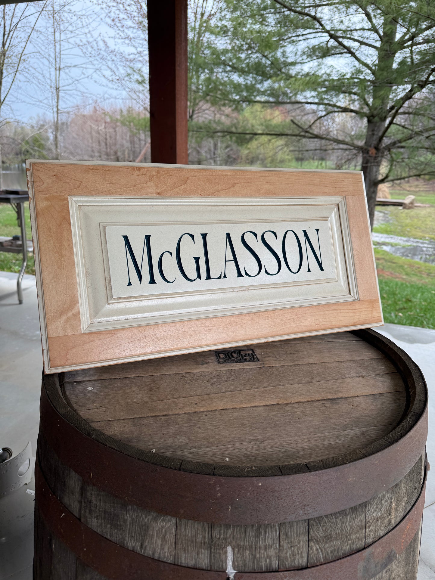 Custom name sign