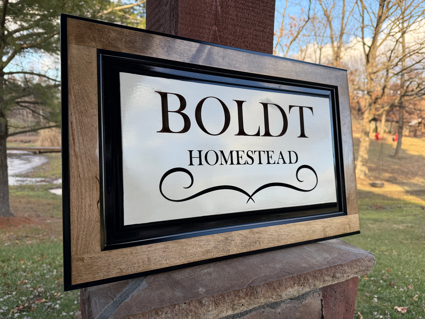 Custom name sign