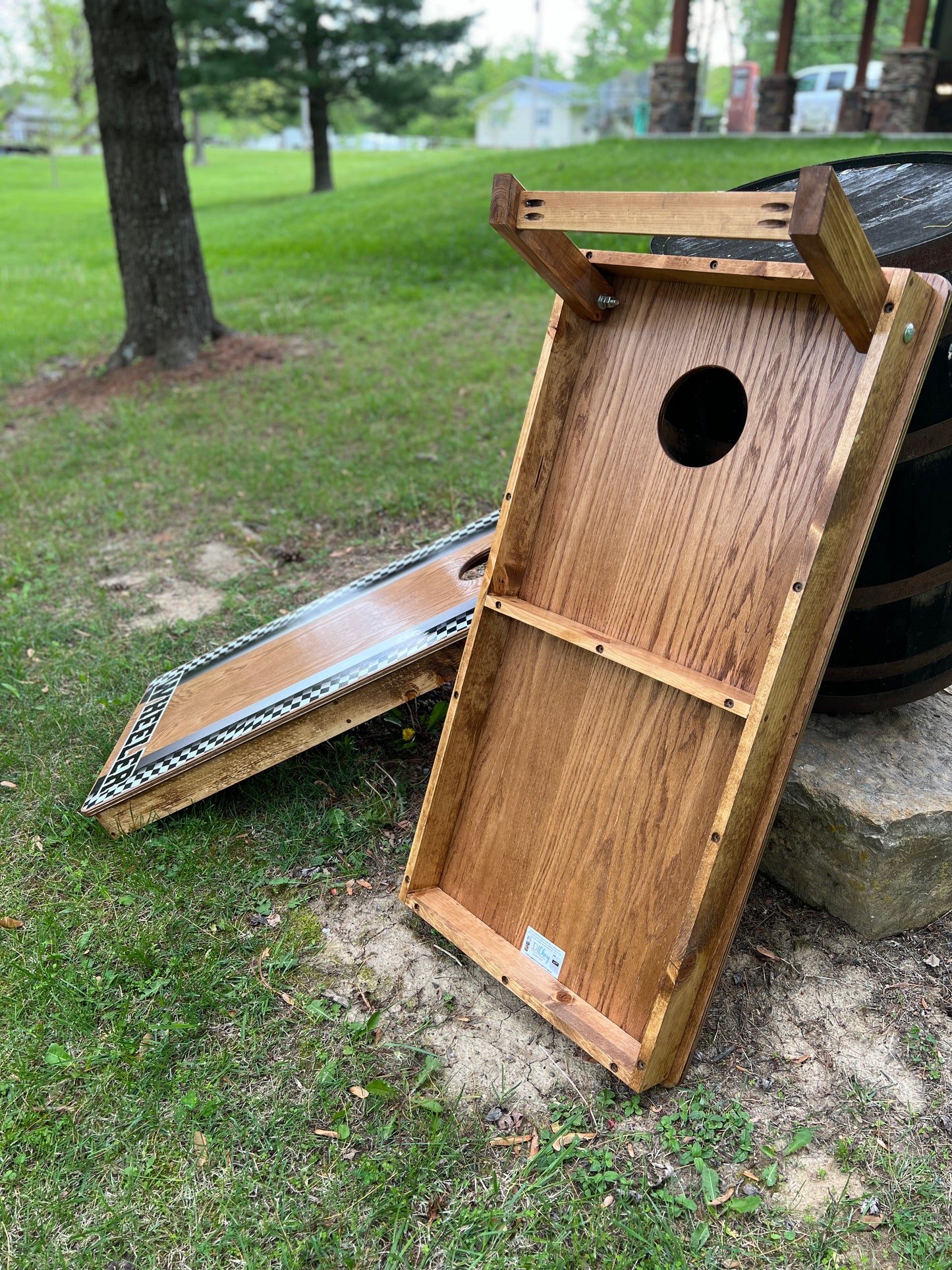 New Corn Hole Boards - Wheeler Racing