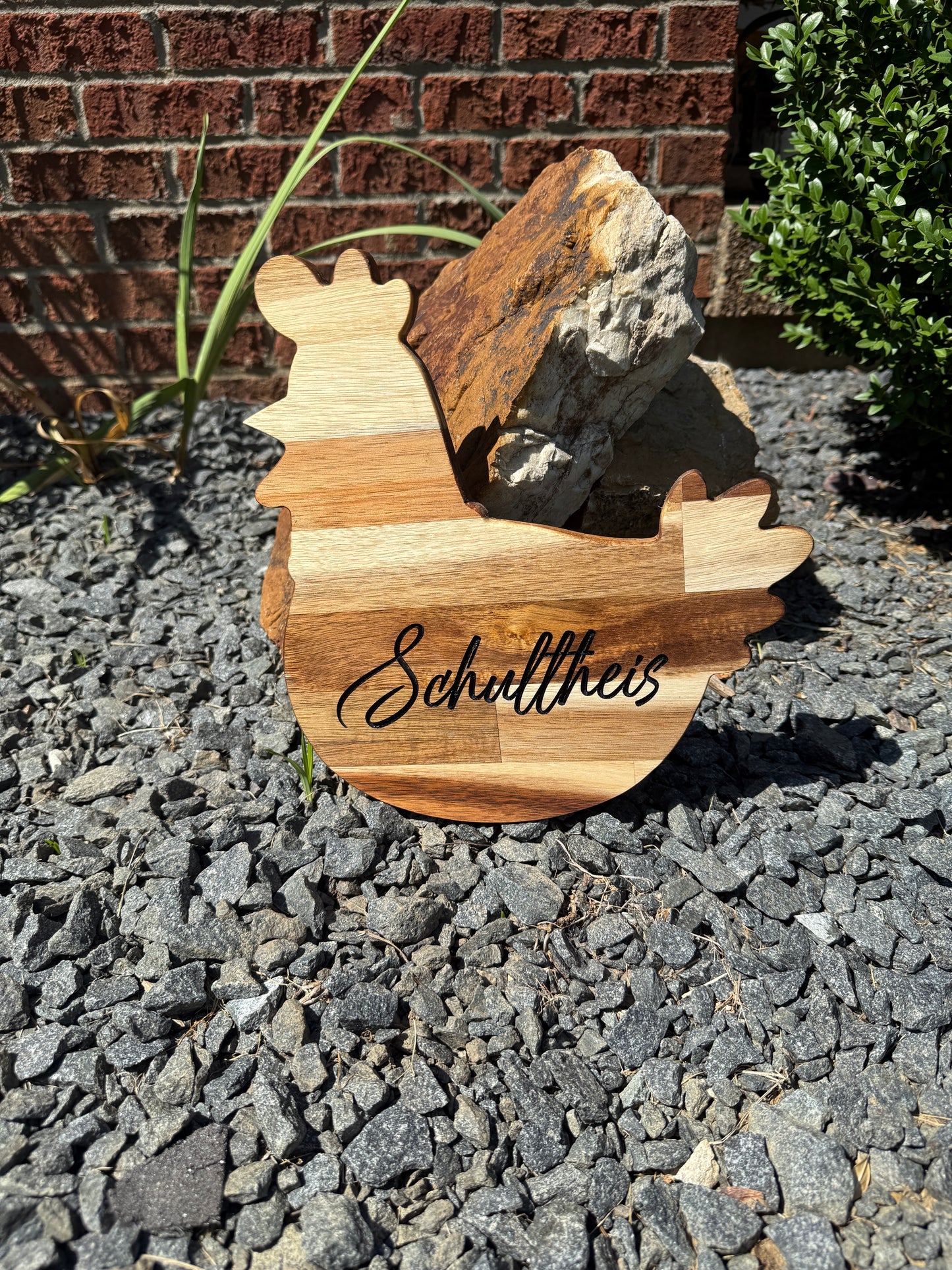 Engraved Shape cutting board