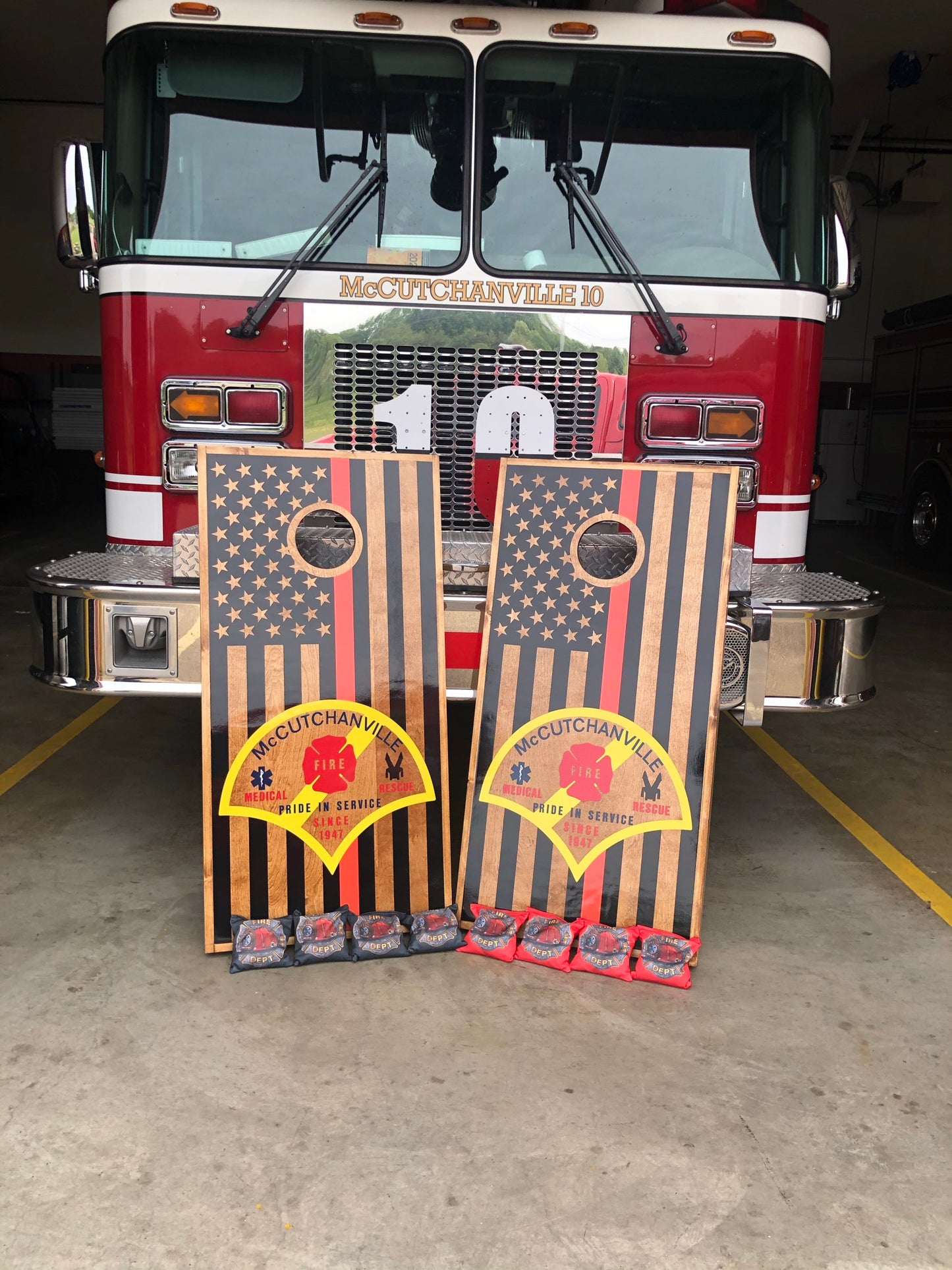 Corn Hole Boards - McCutchenville Fire Dept