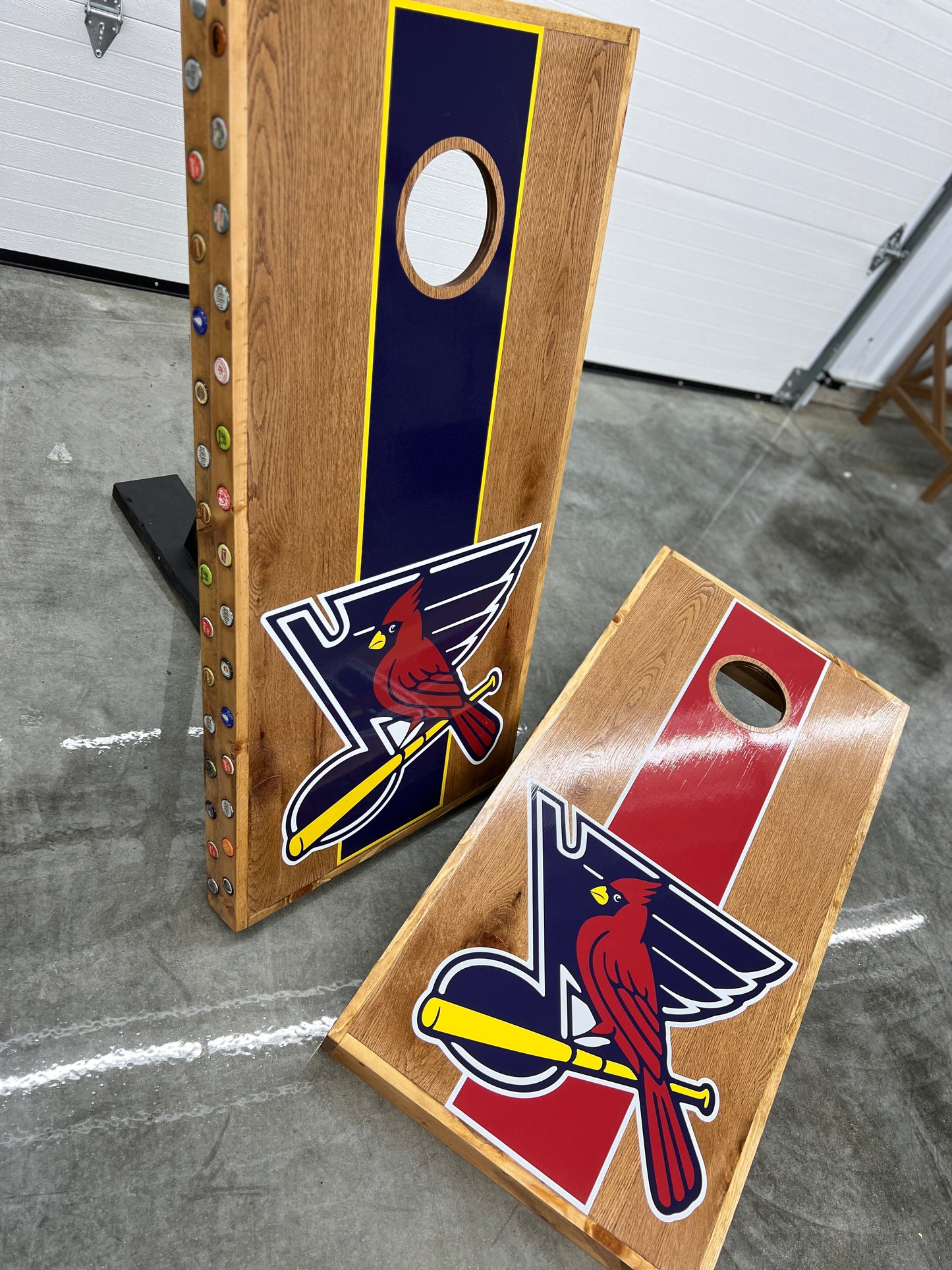 Corn Hole Boards - Blue Jays & Cardnials