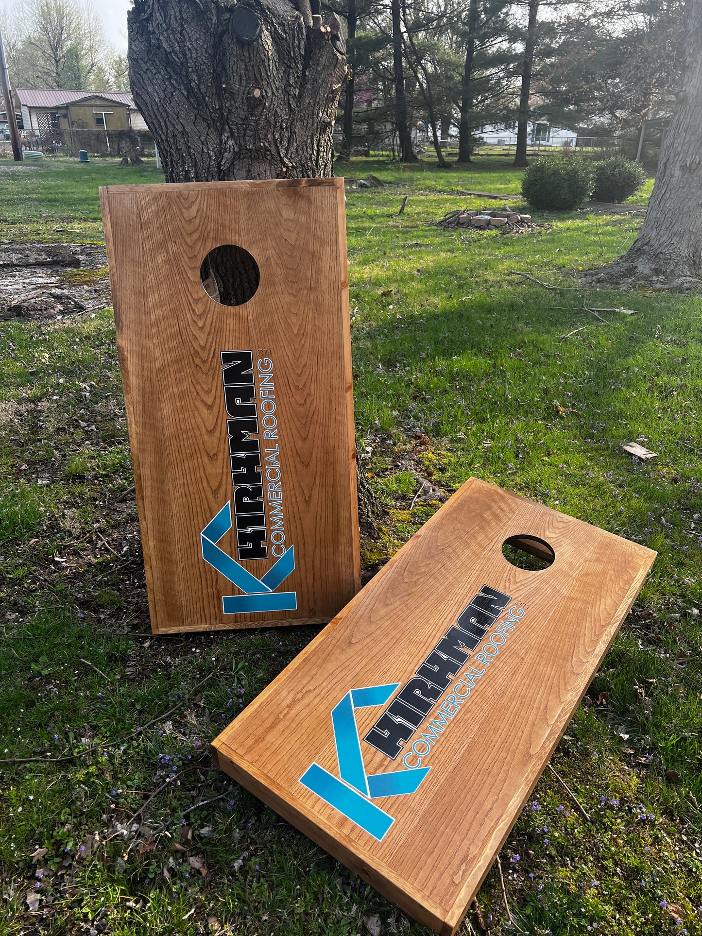 Corn Hole Boards - Kirkman Roofing