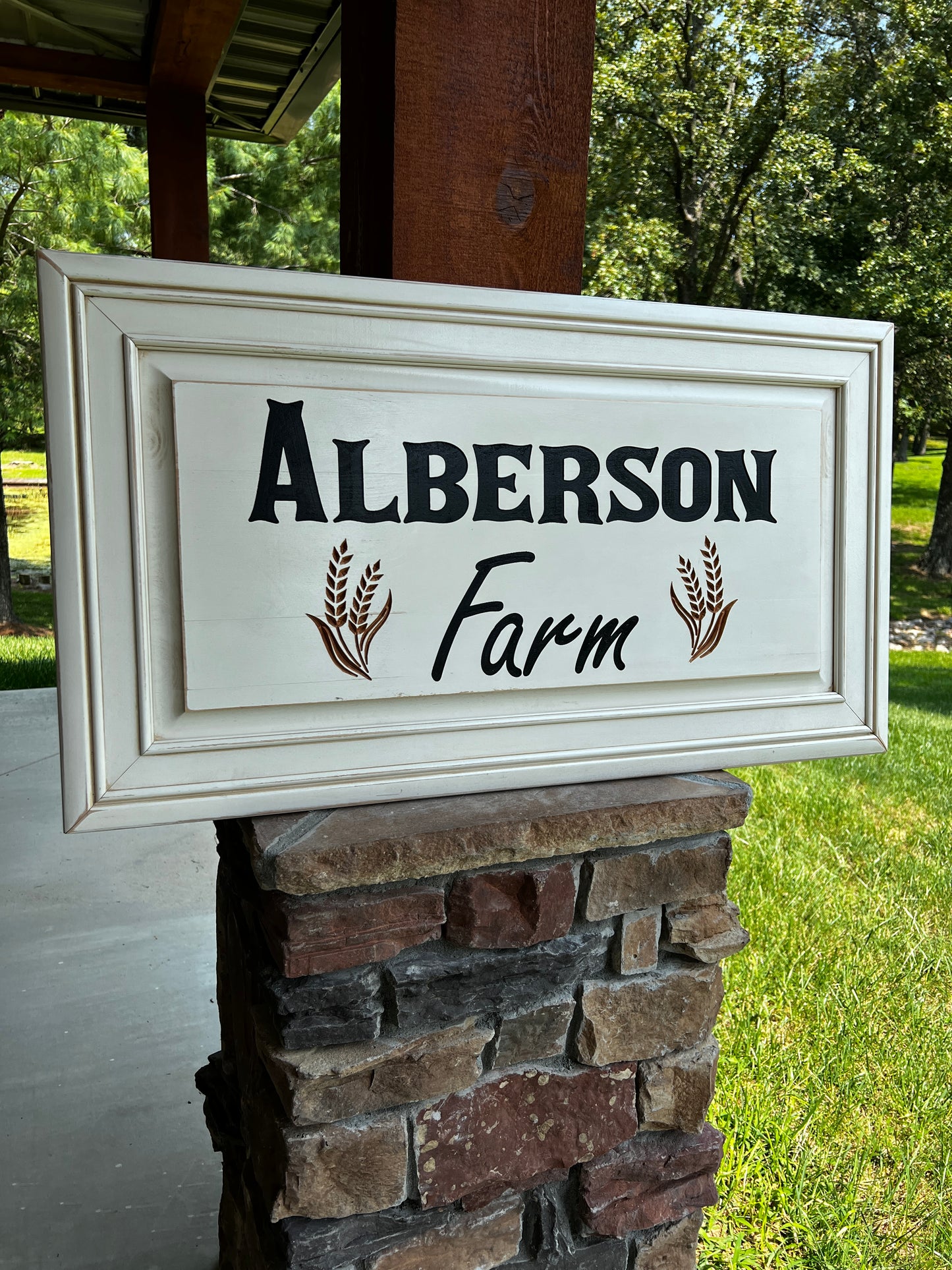 Custom name sign