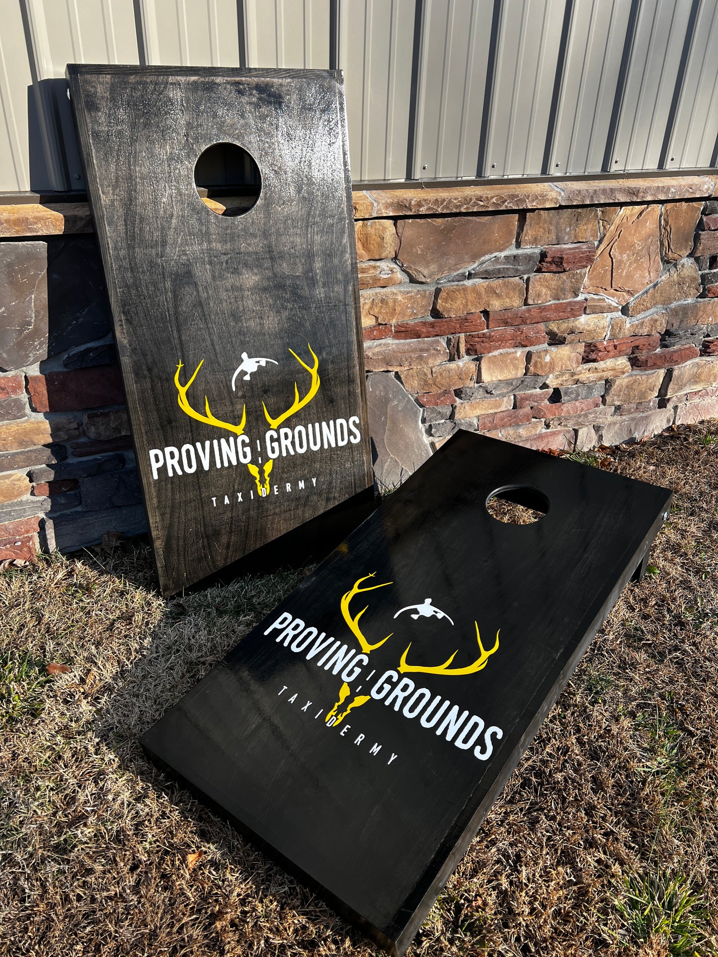 Proving Grounds Cornhole boards