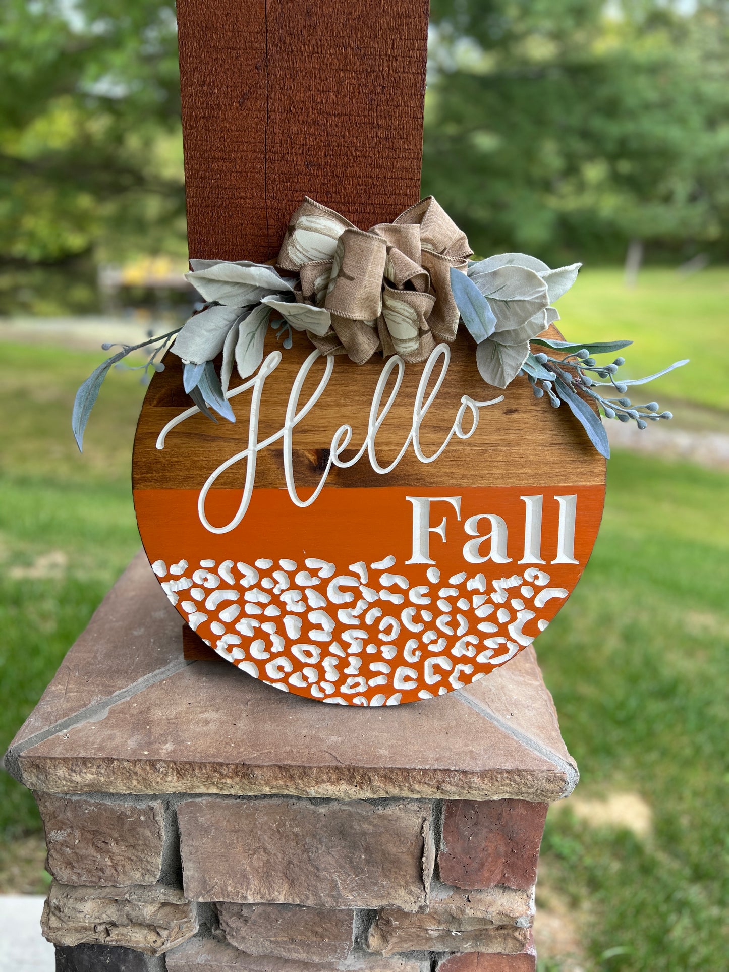 Hello Fall Doorhanger