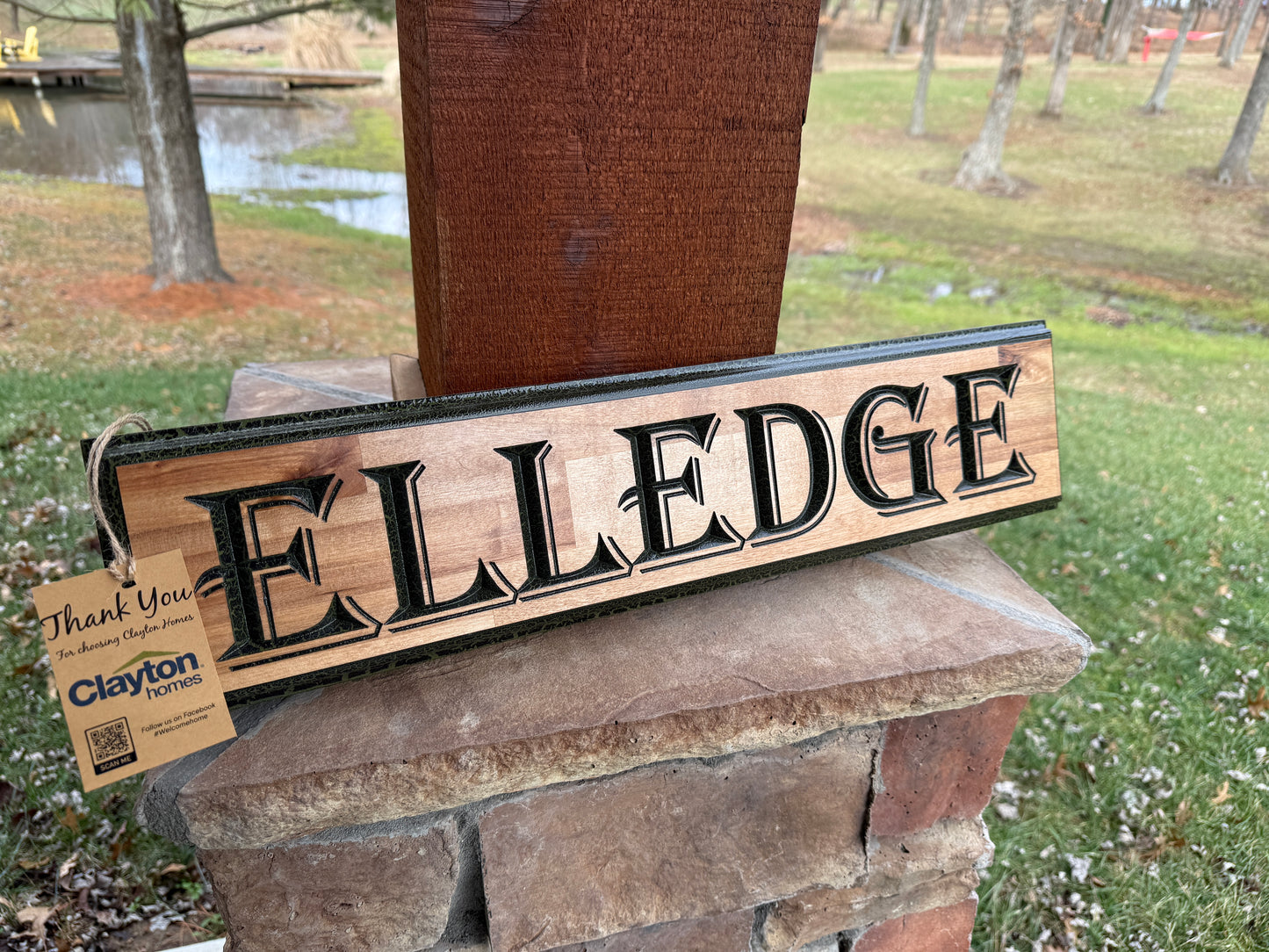 Custom name sign