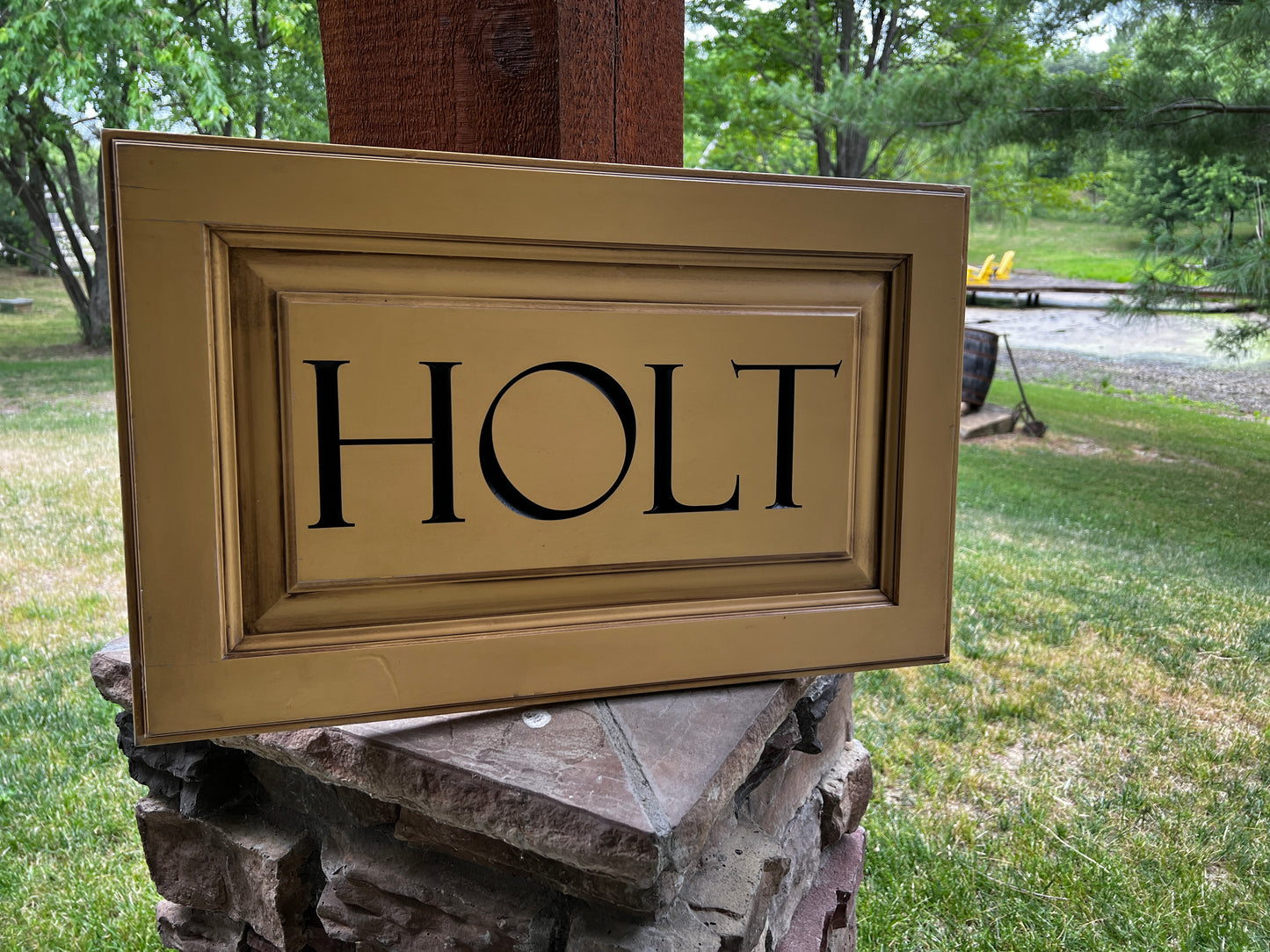 Custom name sign