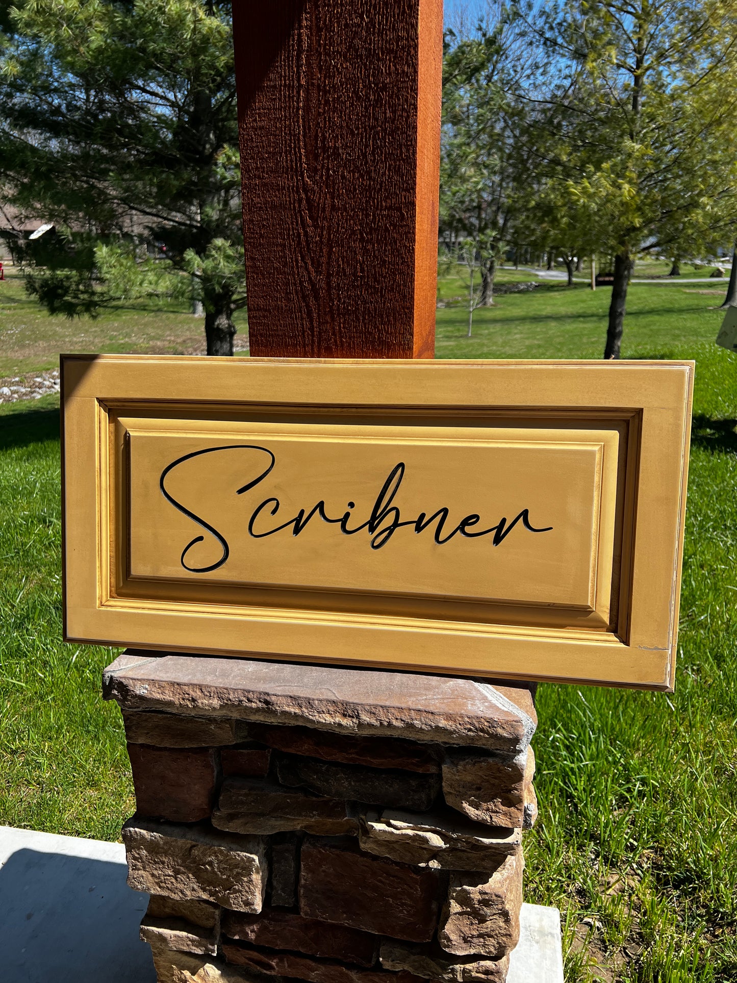 Custom name sign