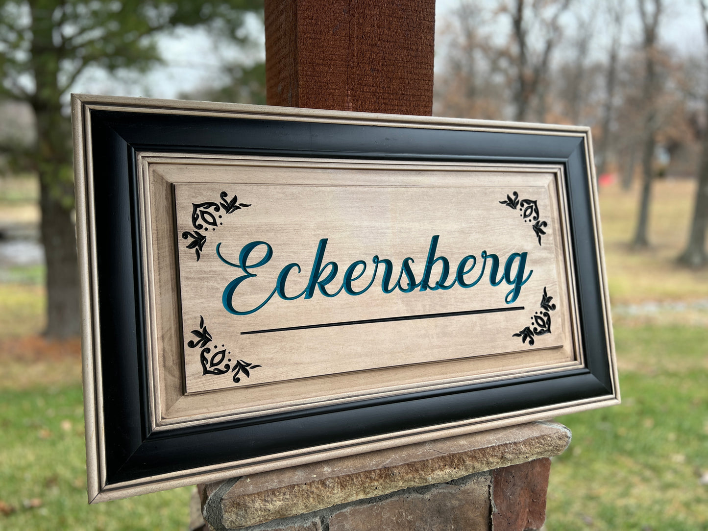 Custom name sign