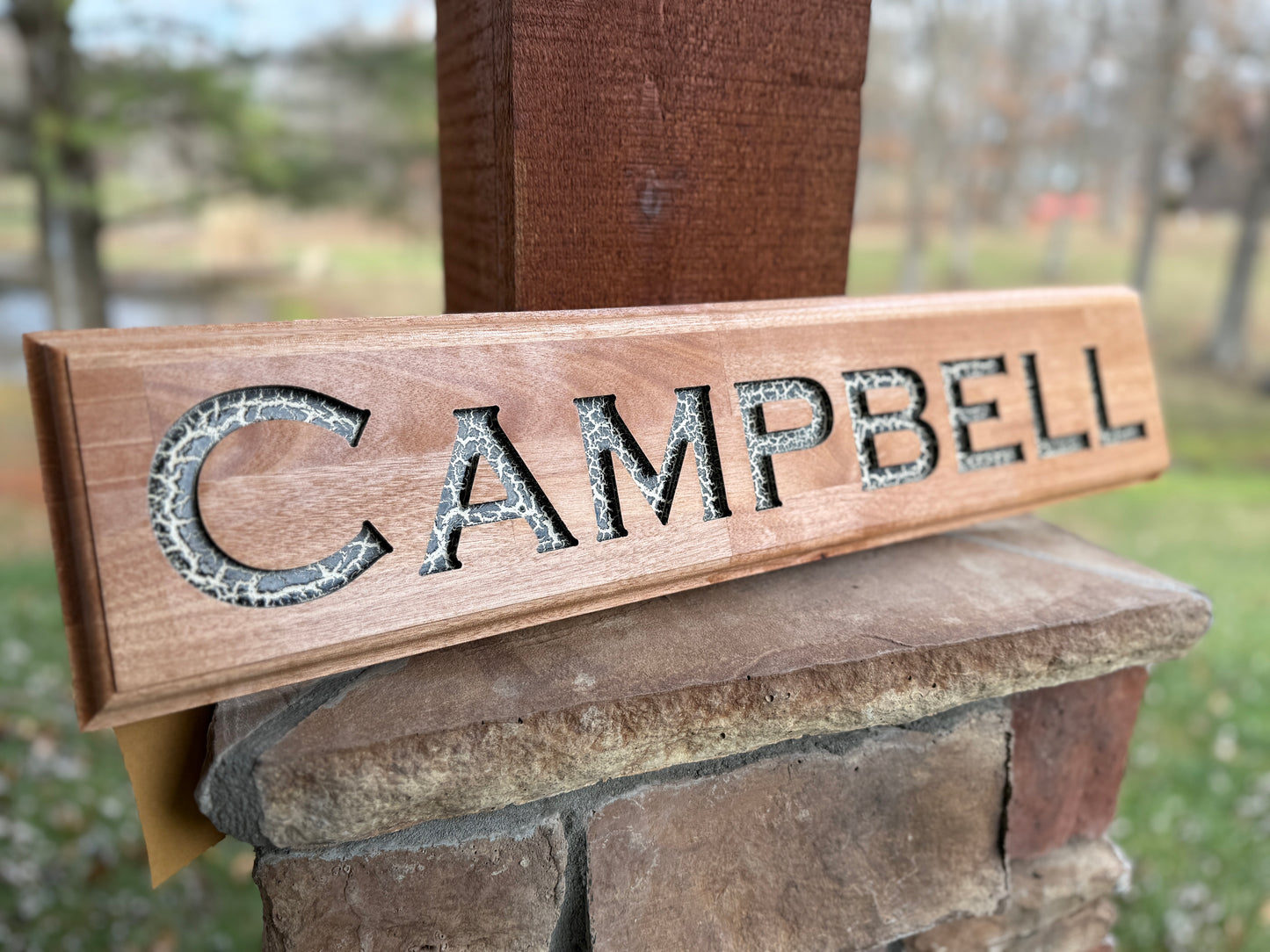 Custom name sign