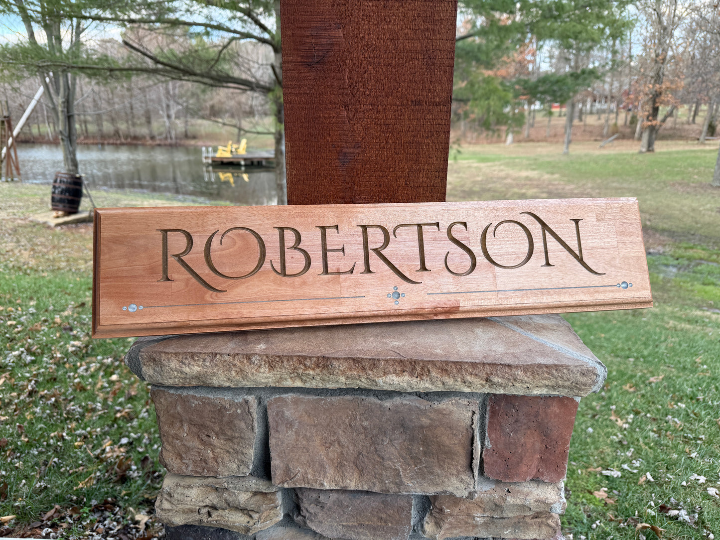 Custom name sign