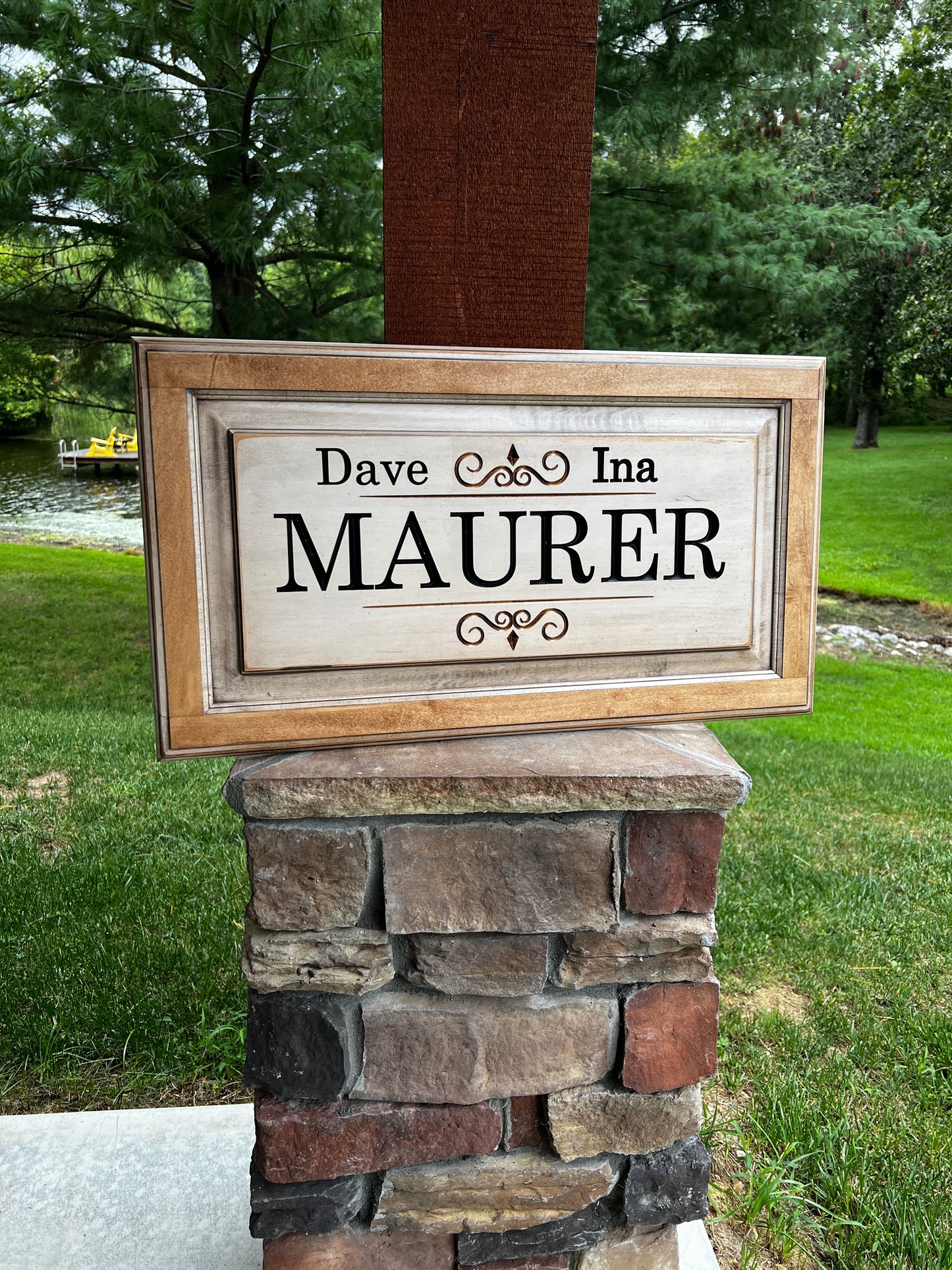 Custom name sign