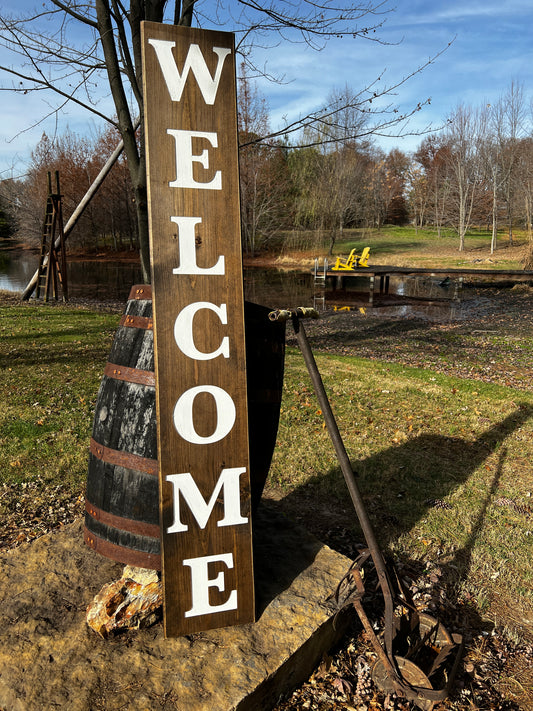 Welcome sign