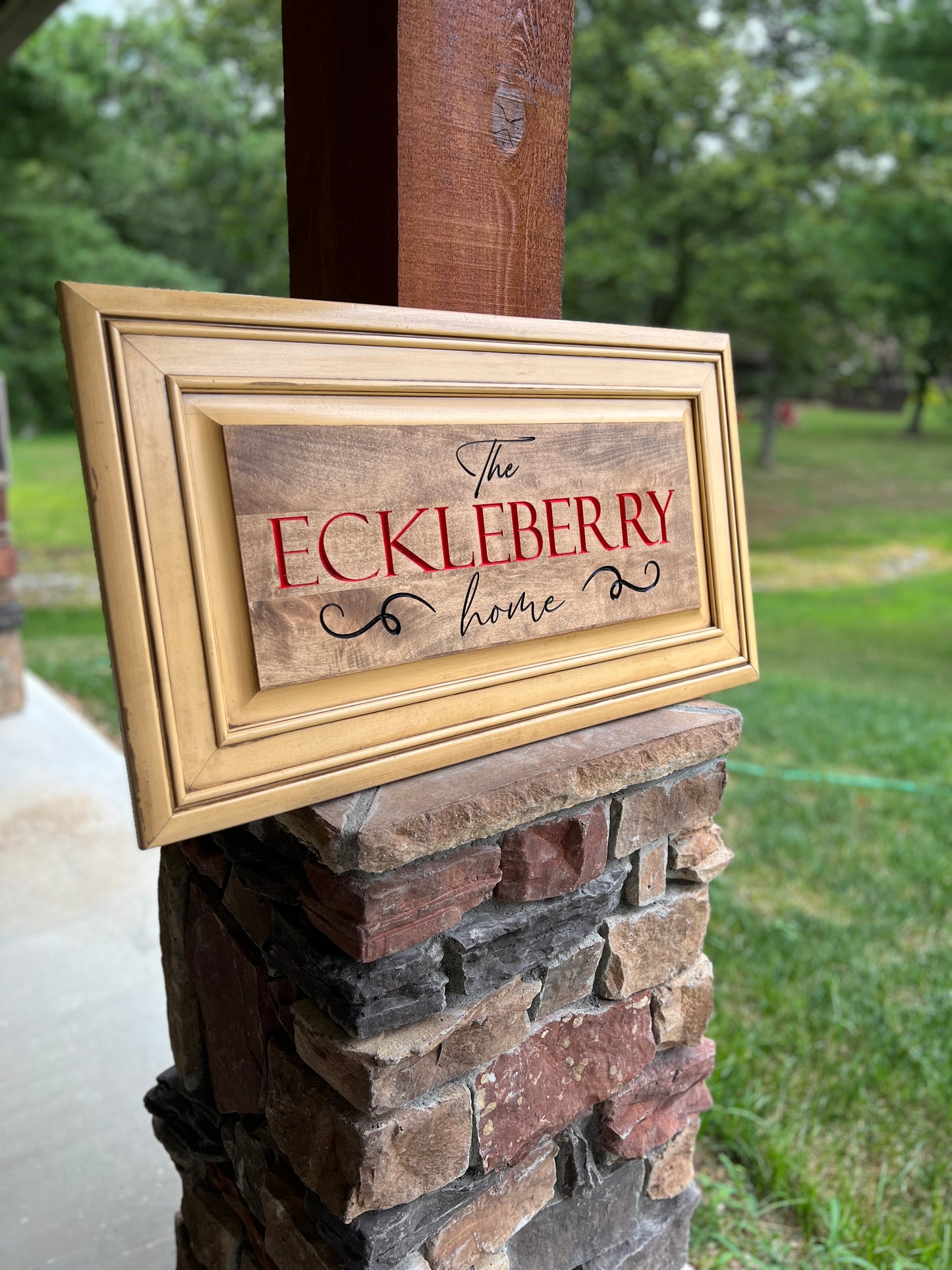 Custom name sign