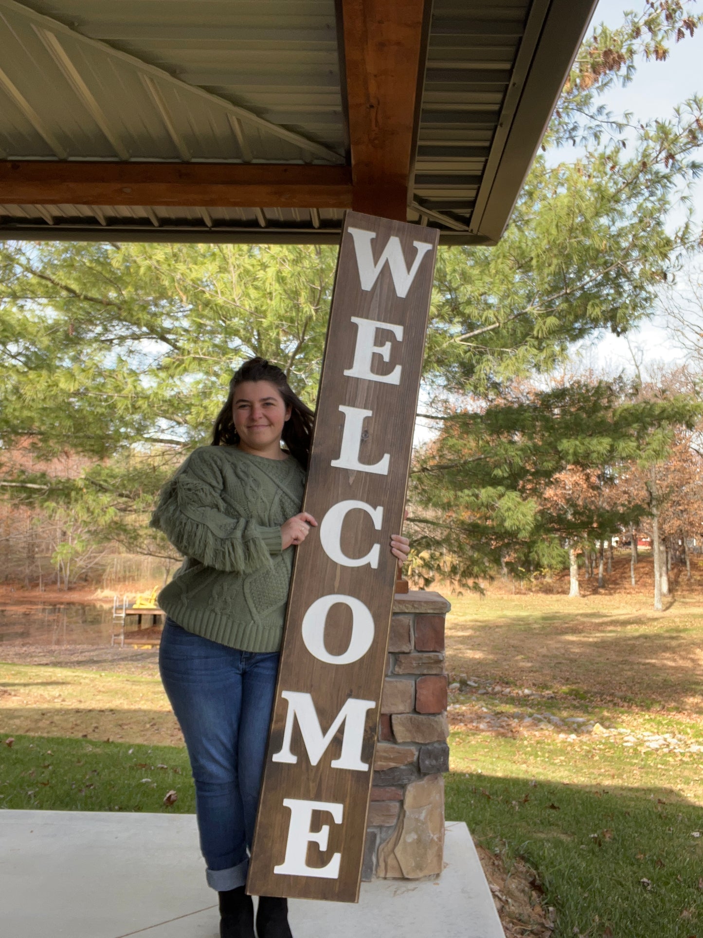 Welcome sign