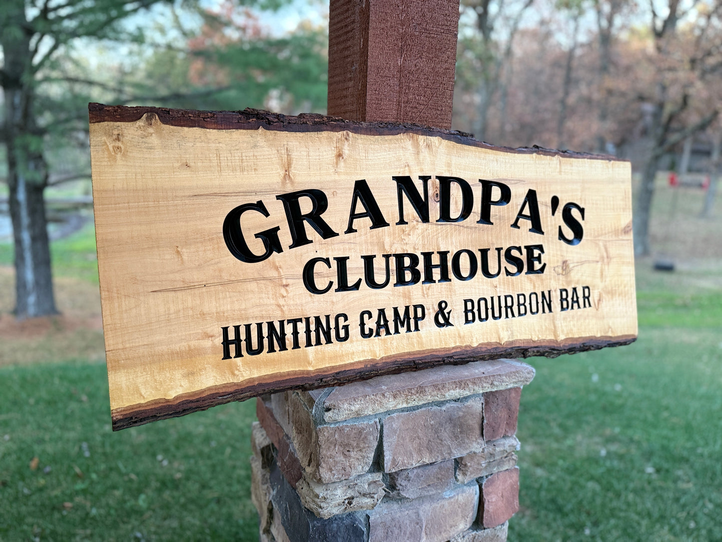 Live Edge Sign