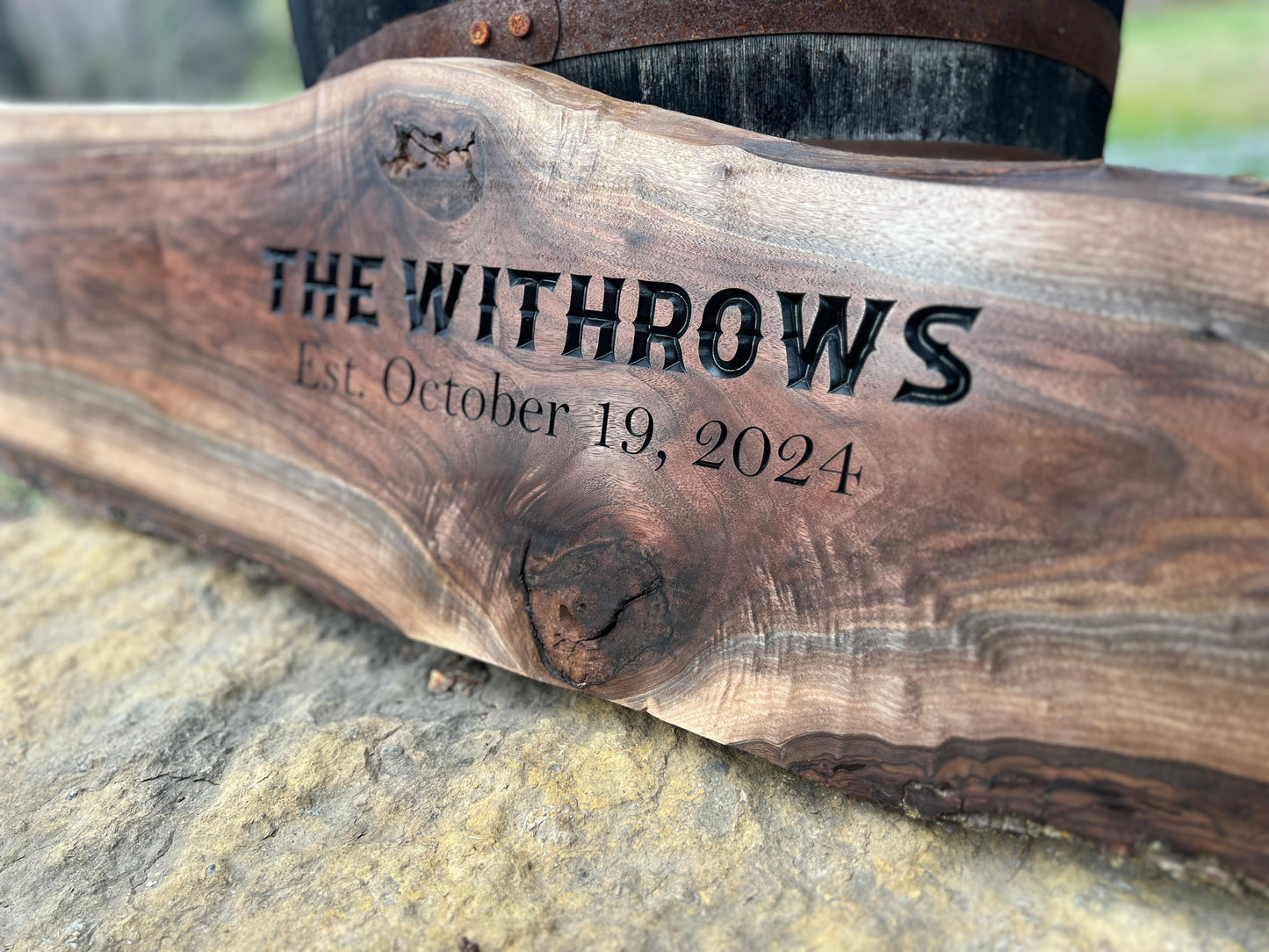 Live Edge Sign