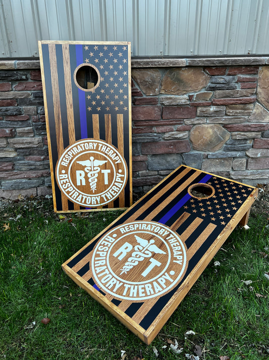 Corn Hole Boards  - Flag Respiratory