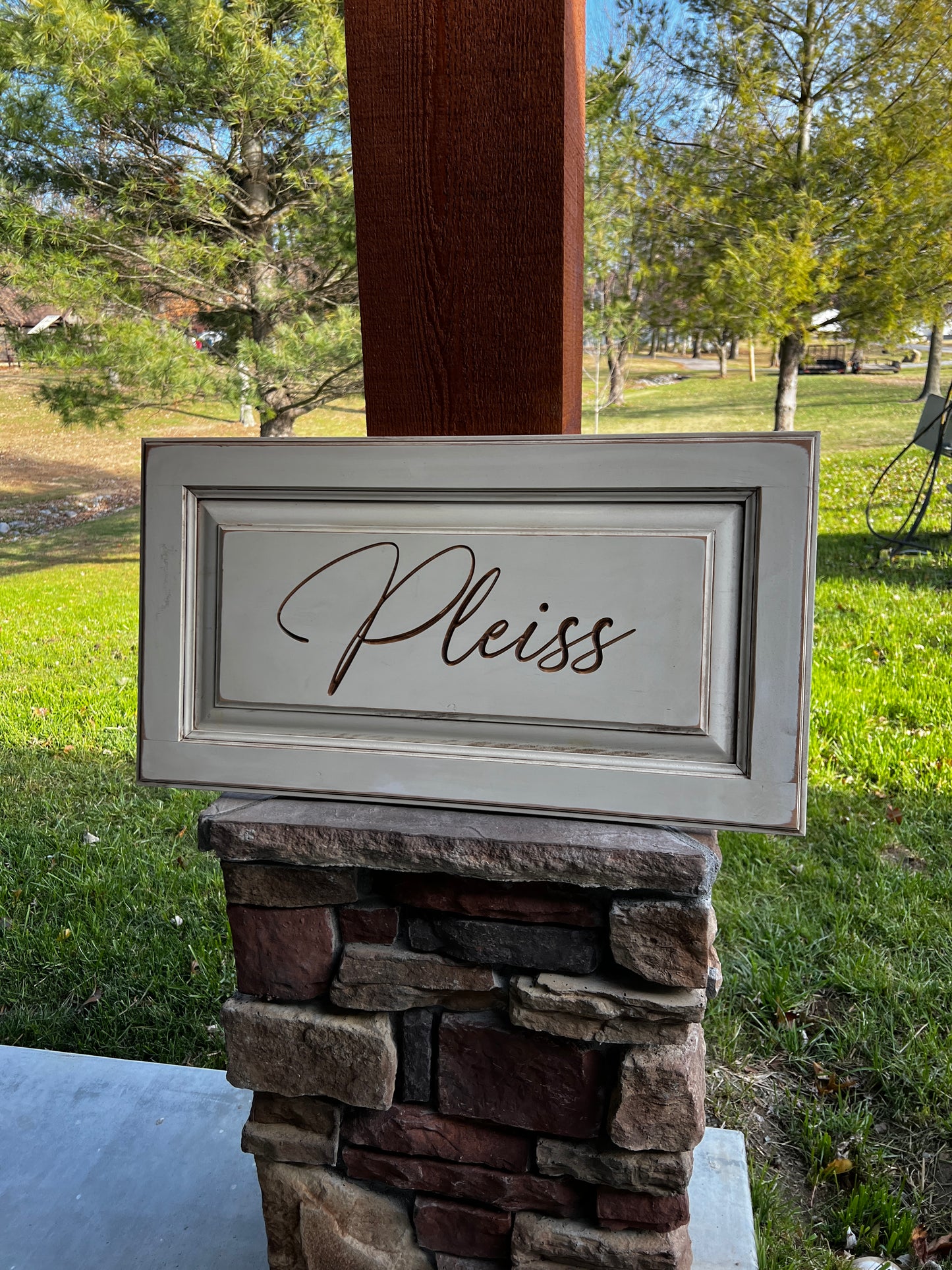 Custom name sign