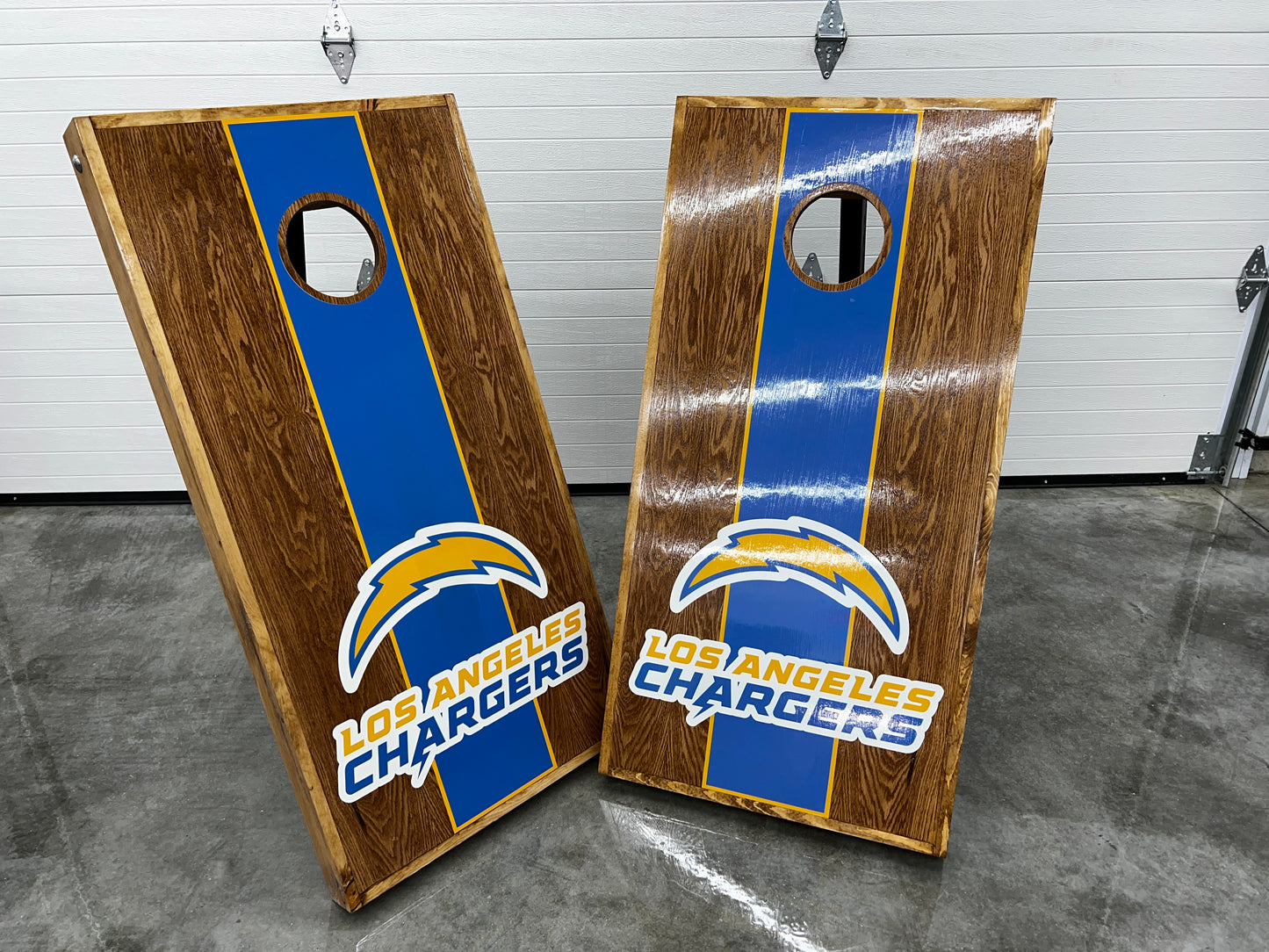 Corn Hole Boards  - LA Chargers