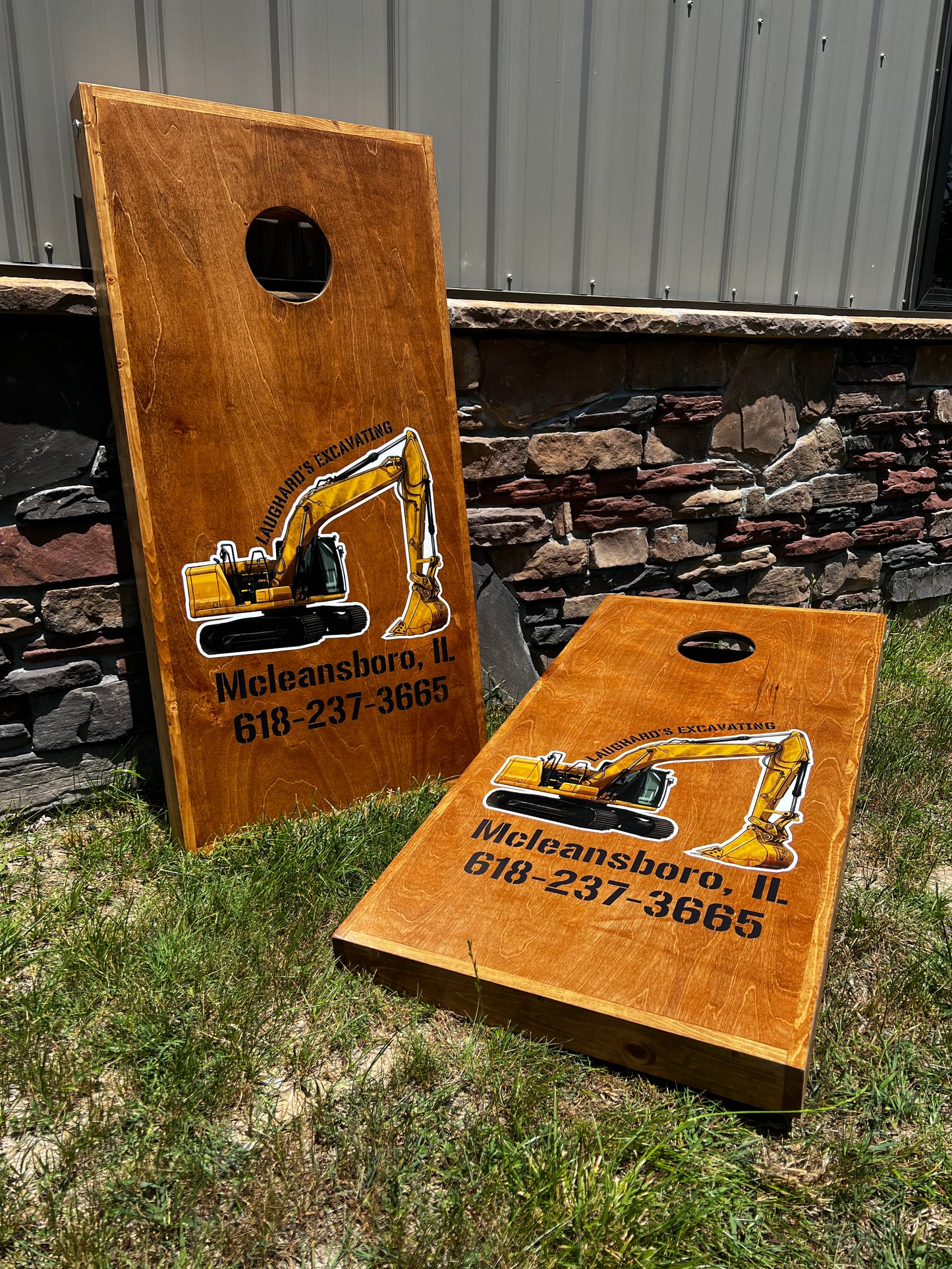 Corn Hole Boards  - Laughards Excavating