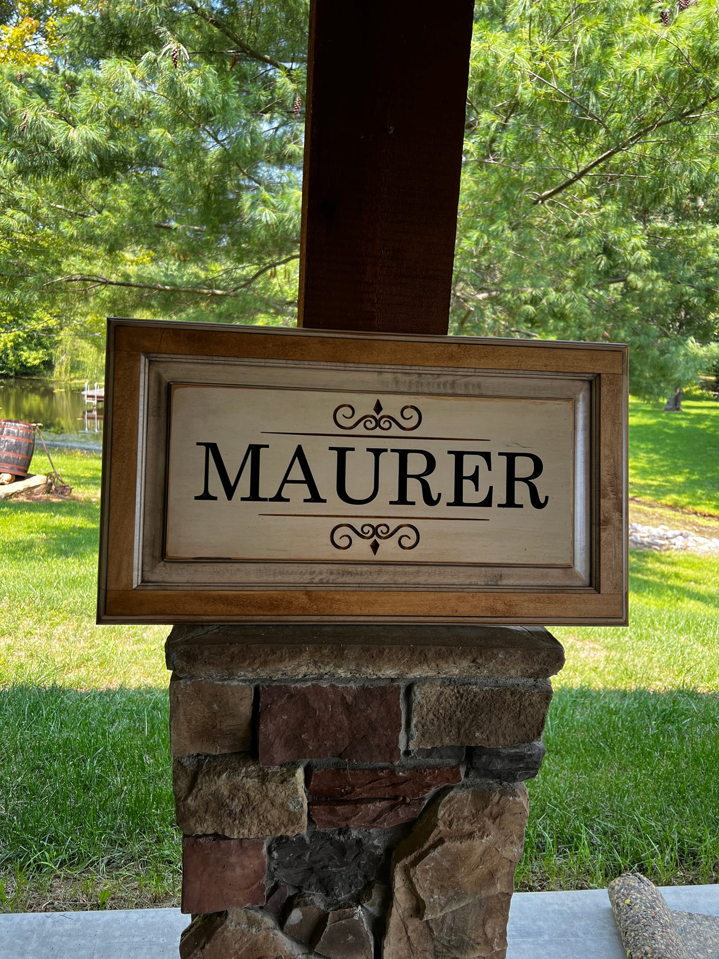 Custom name sign